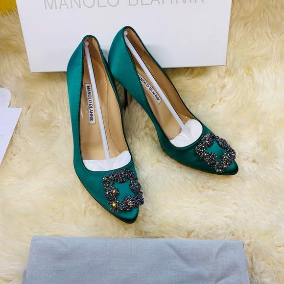 New authentic Manolo Blahnik hangisi heels 105mm - Picture 4 of 15